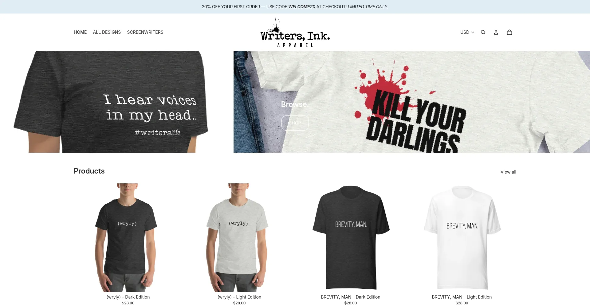 Is Writersinkapparel.com Safe?