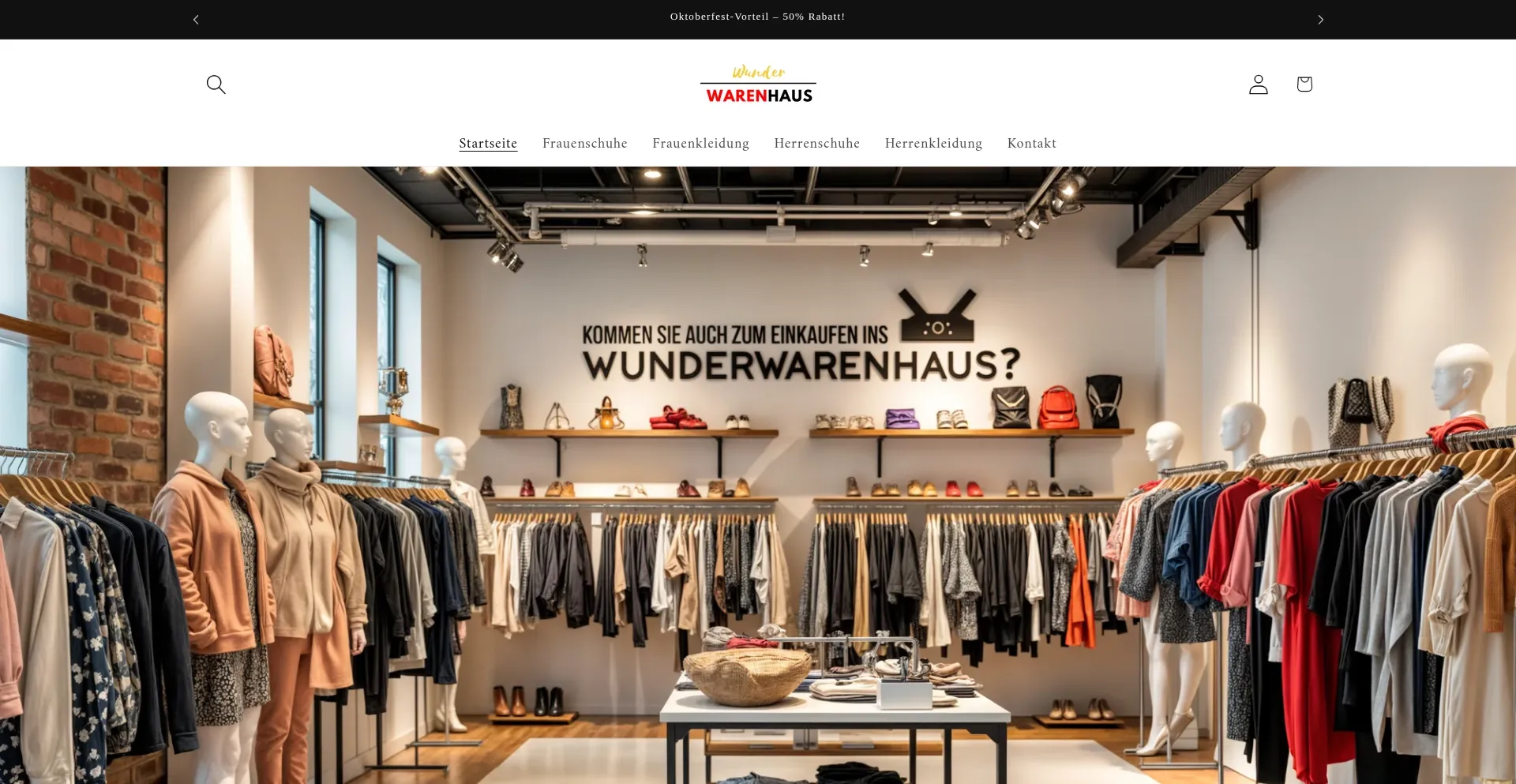 Wunderwarenhaus.com Screenshot