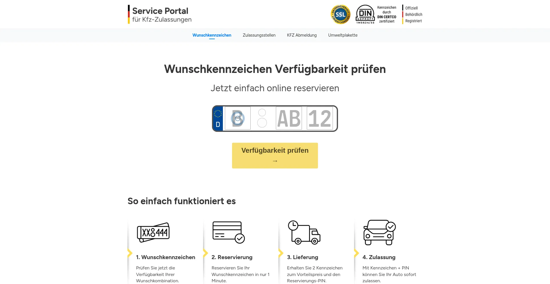 Is Wunschkennzeichen-reservieren.jetzt Safe?