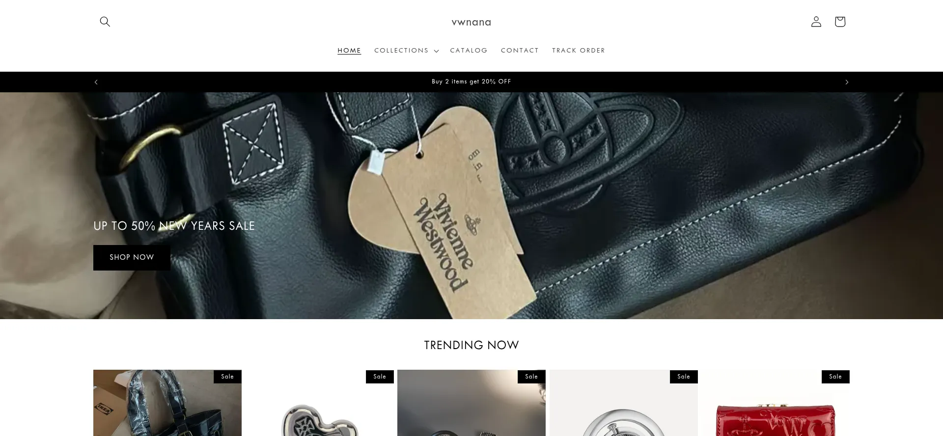 Website screenshot of Wwnana.com