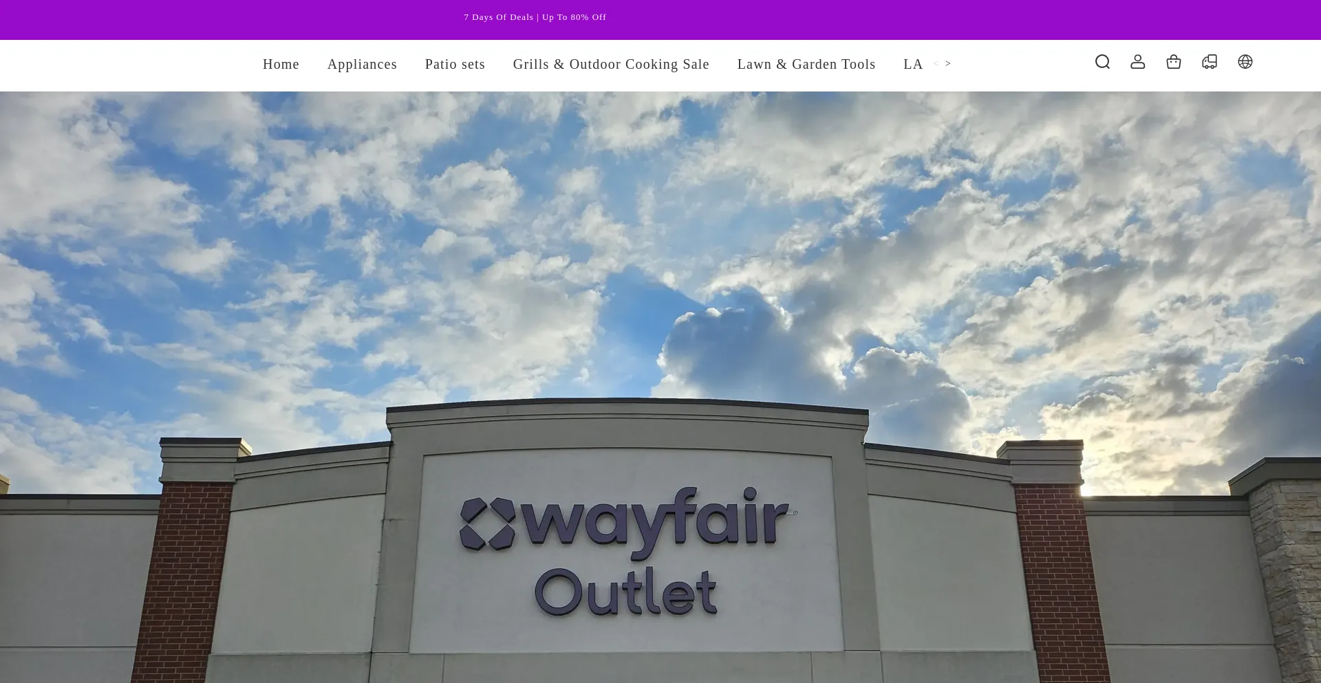 Website screenshot of Wy-outletsale.com