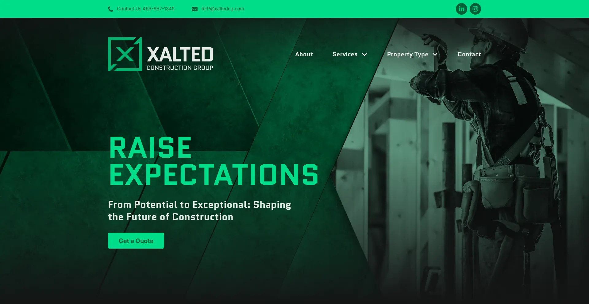 Website screenshot of Xaltedcg.com