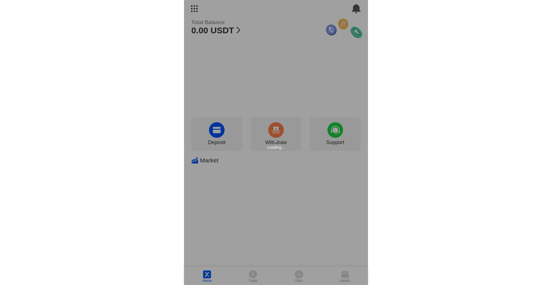 Website screenshot of Xcrypto.global