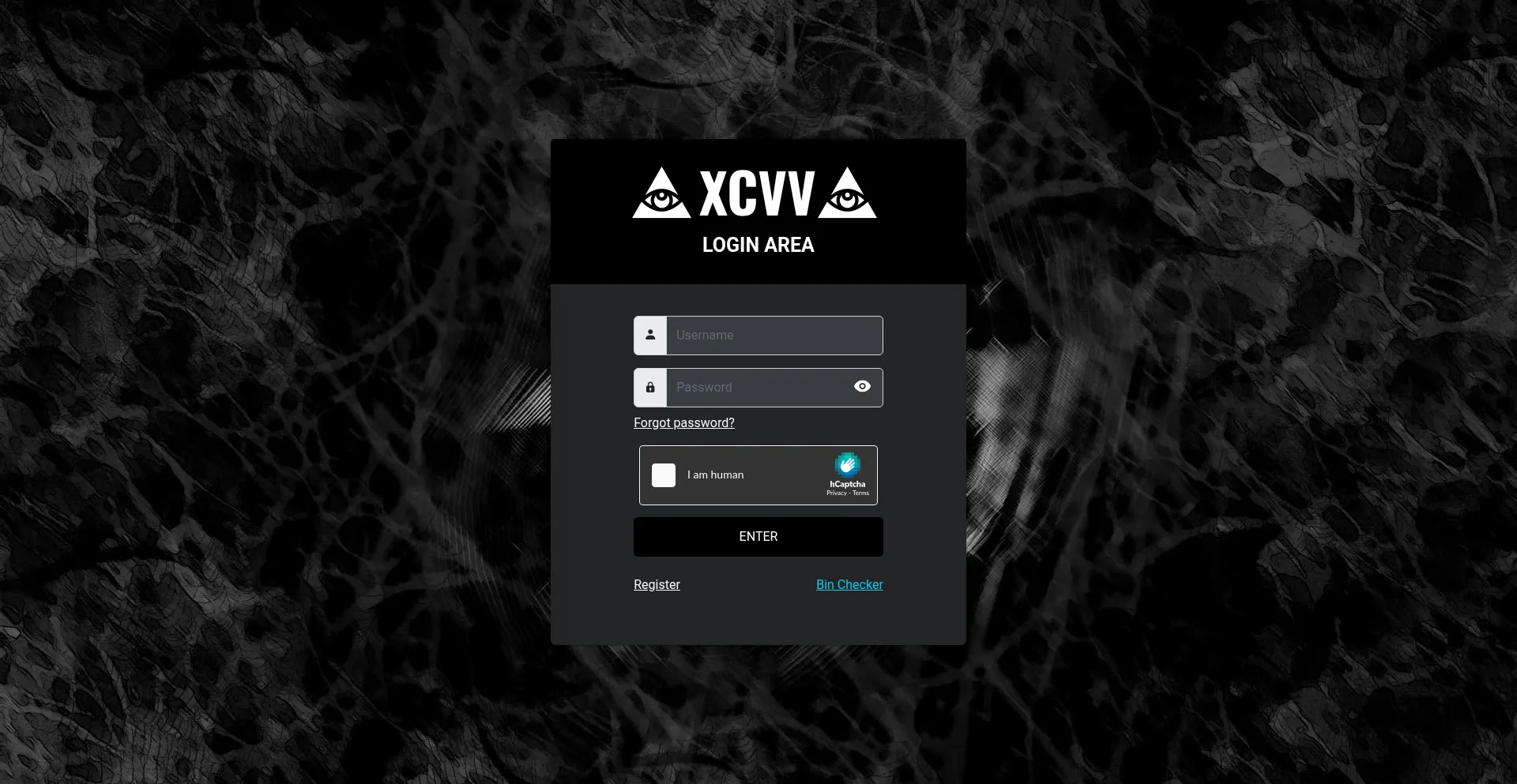 Website screenshot of Xcvv.cc