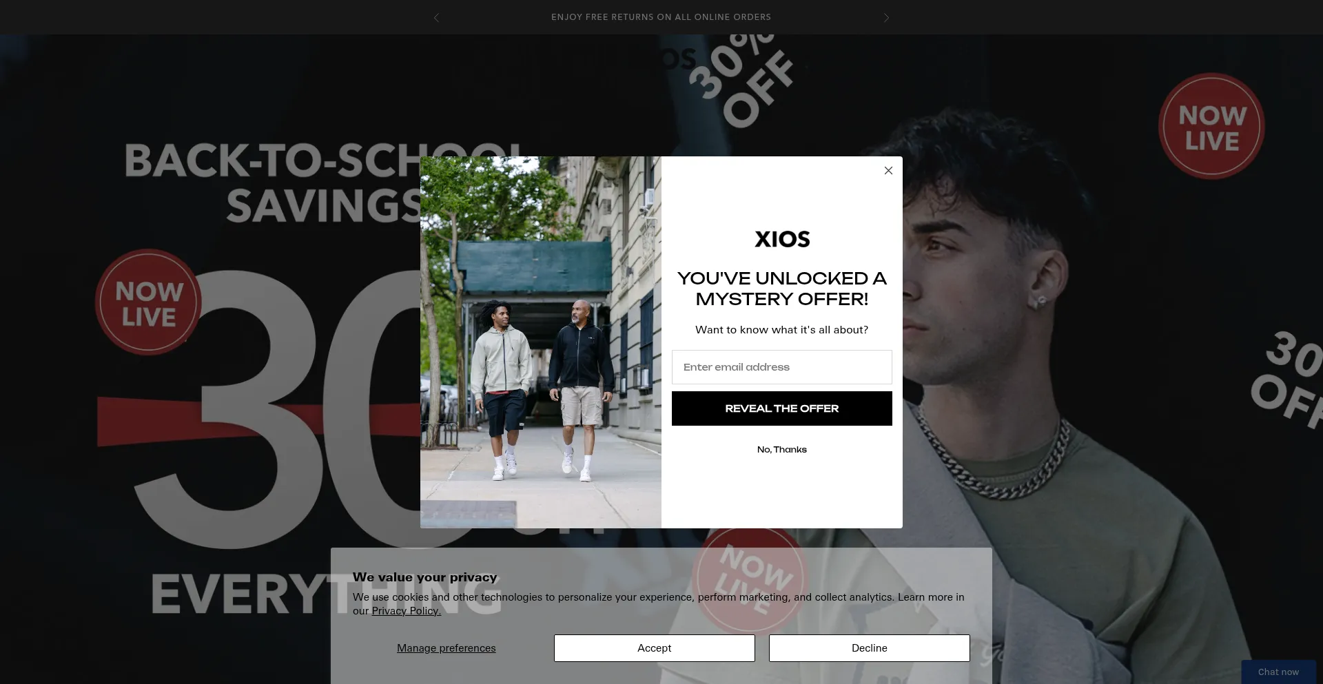 Website screenshot of Xiosamerica.com