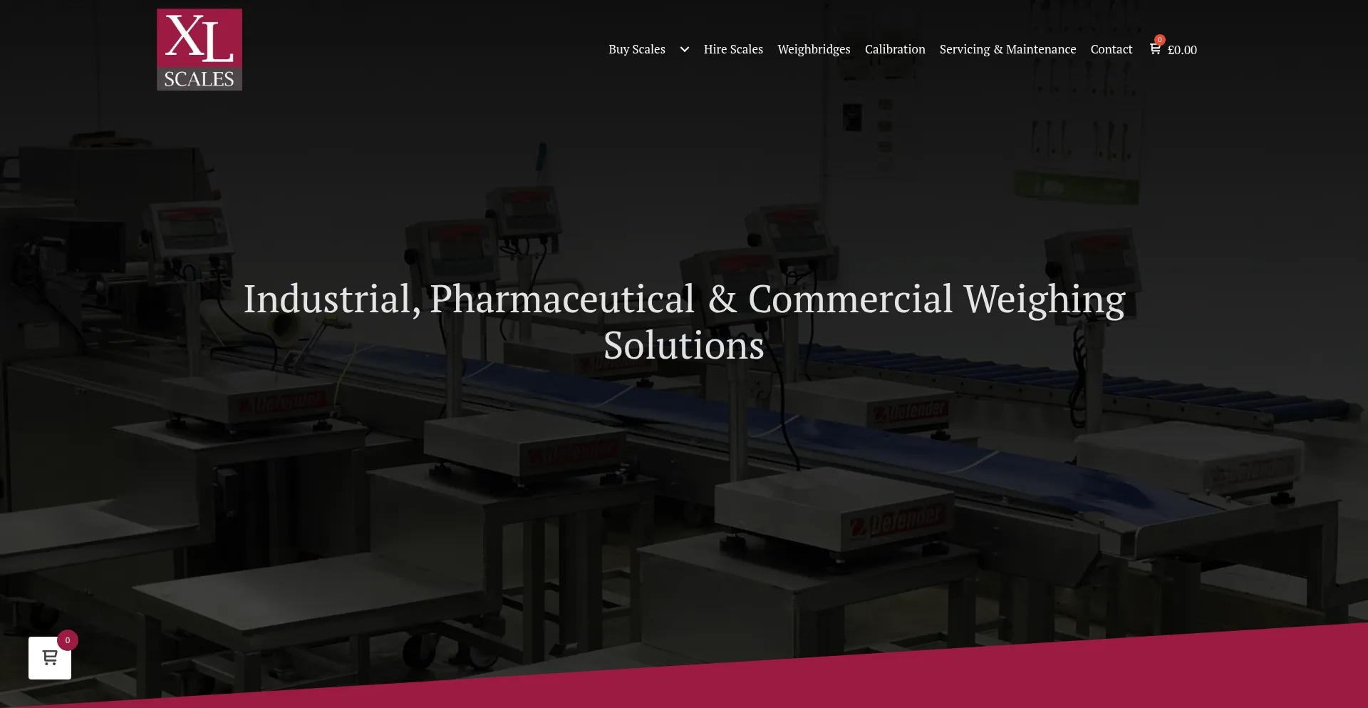 Website screenshot of Xlscales.com