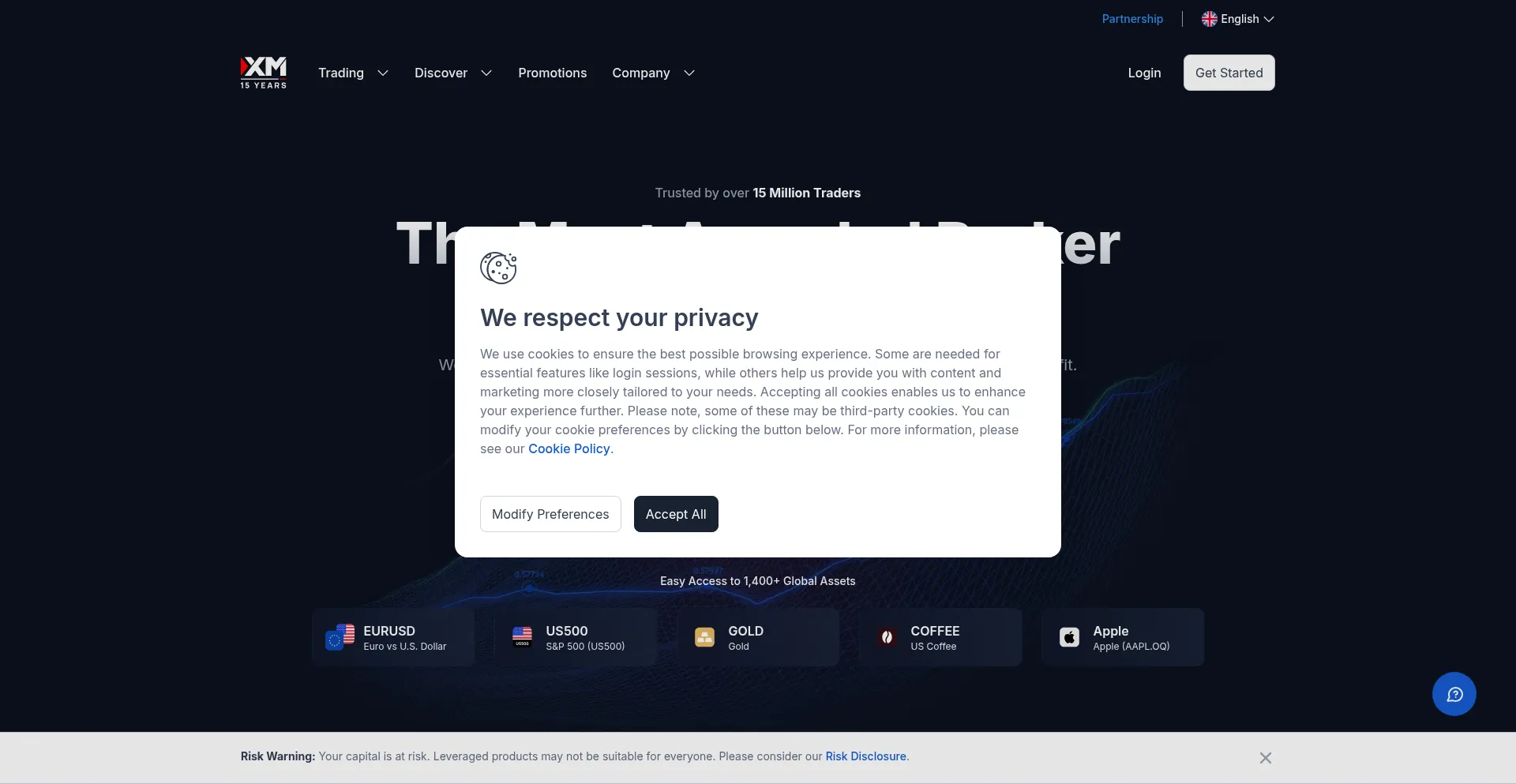 Xmbroker-fx.com Screenshot