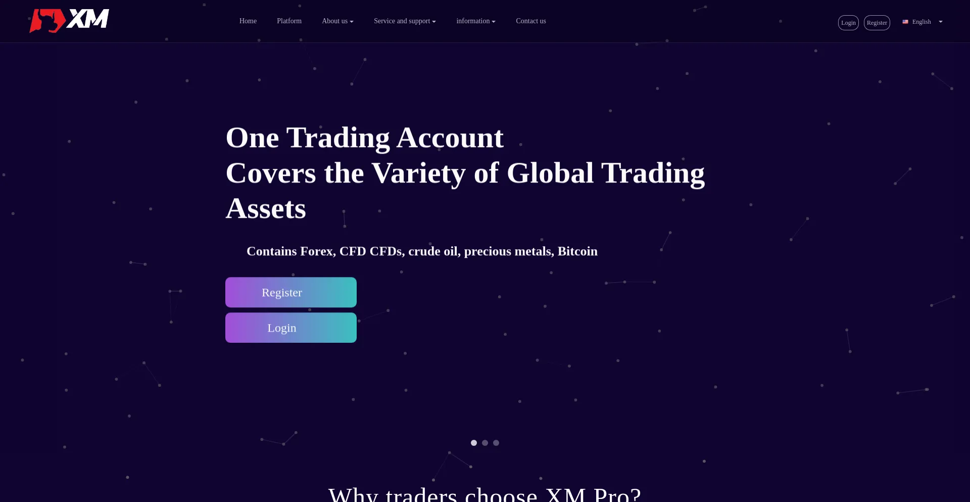 Website screenshot of Xmprousa.com