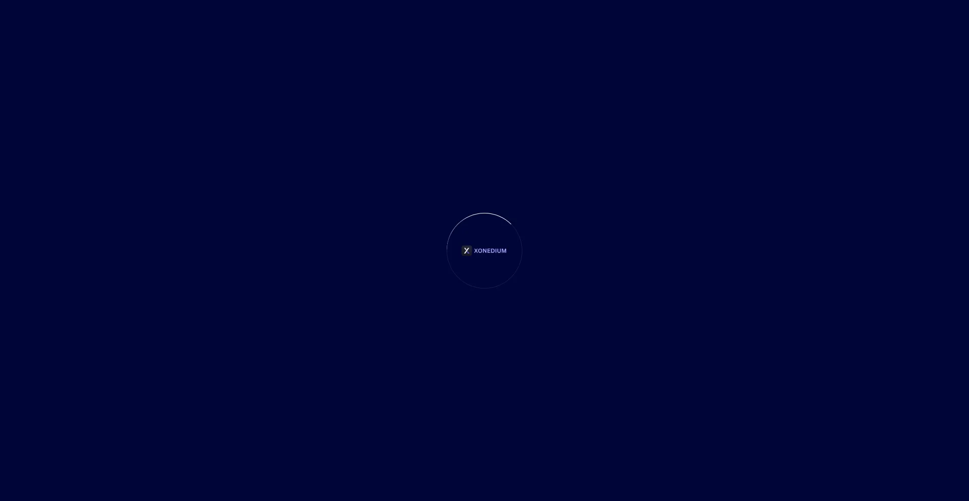 Website screenshot of Xonedium.com