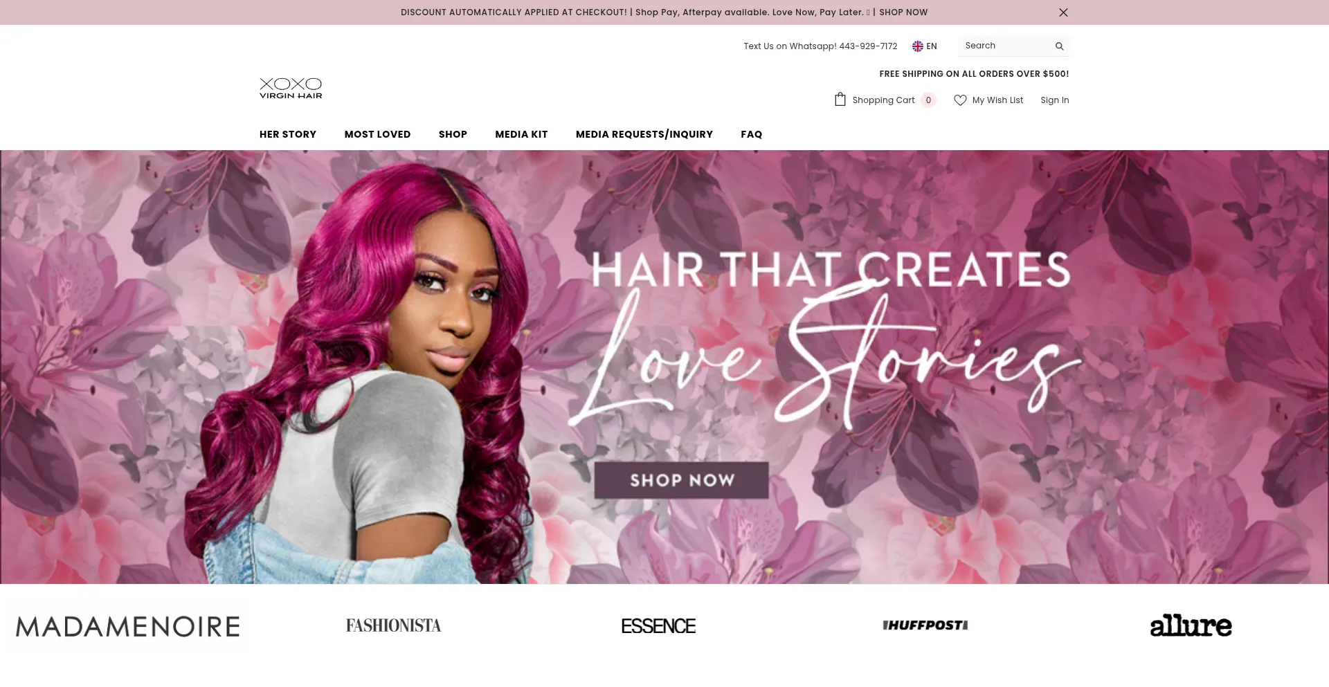 Xoxovirginhair.com