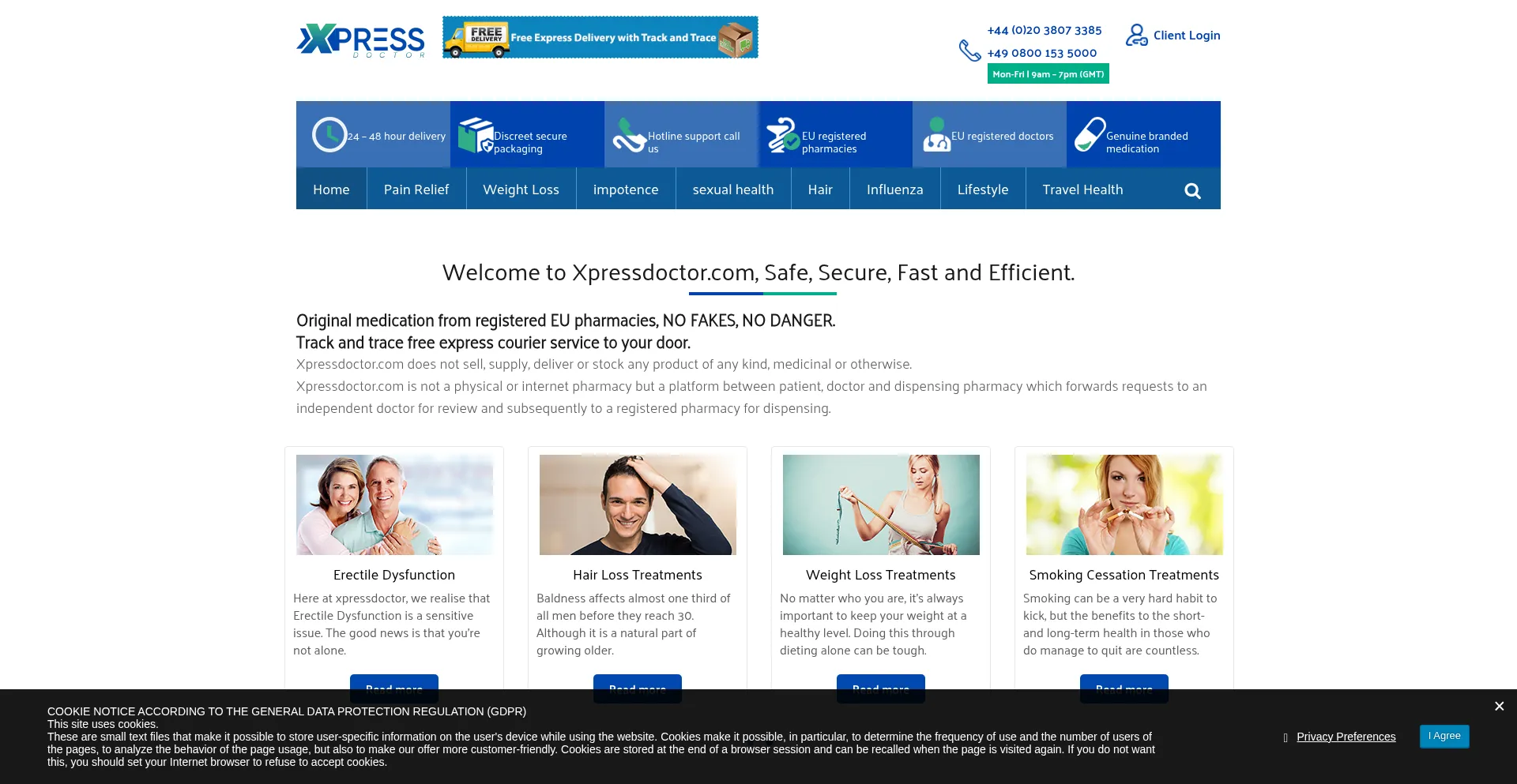 Xpressdoctor.com Screenshot