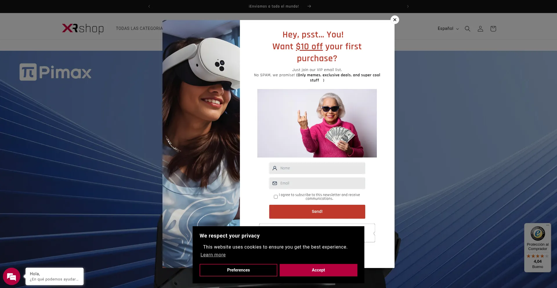Xrshop.store Screenshot
