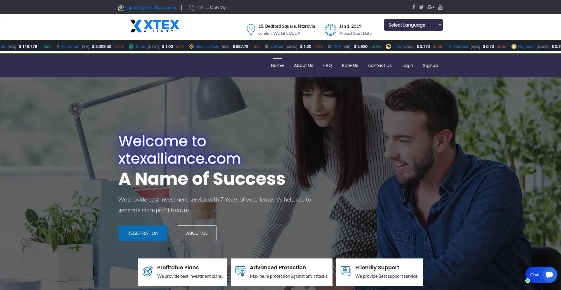 Website screenshot of Xtexalliance.com