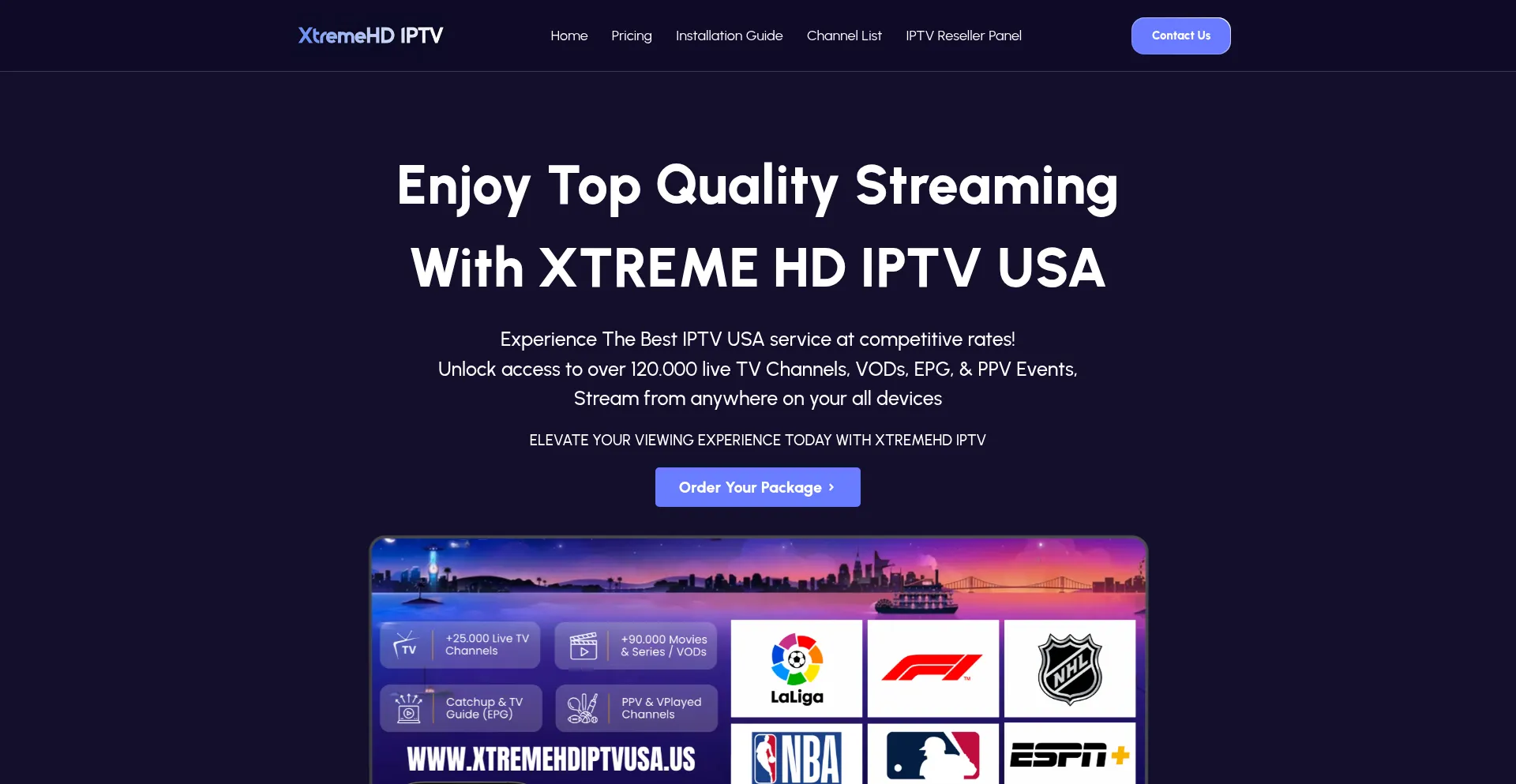 Xtremehdiptvusa.us Screenshot