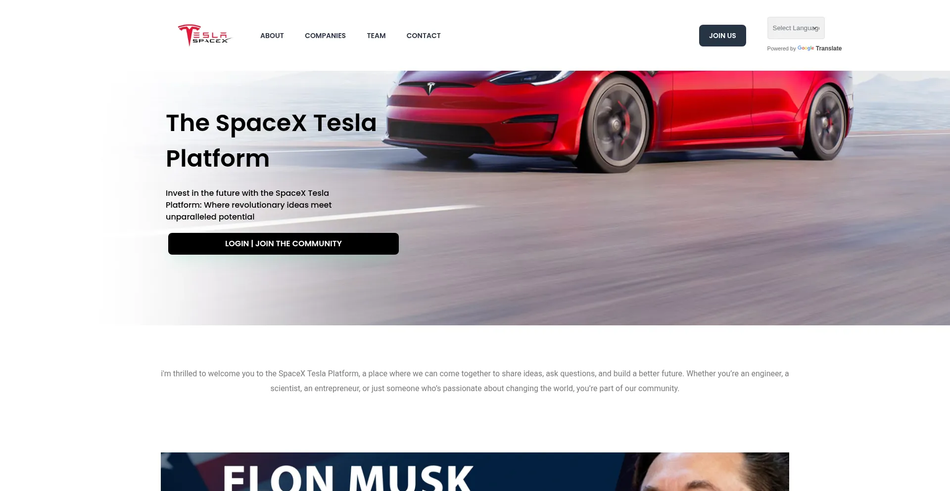 Website screenshot of Xttradingplatform.com