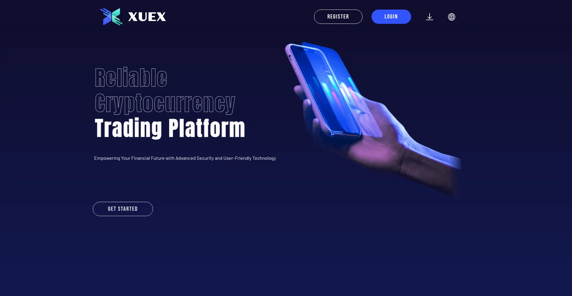 Website screenshot of Xuex.tw