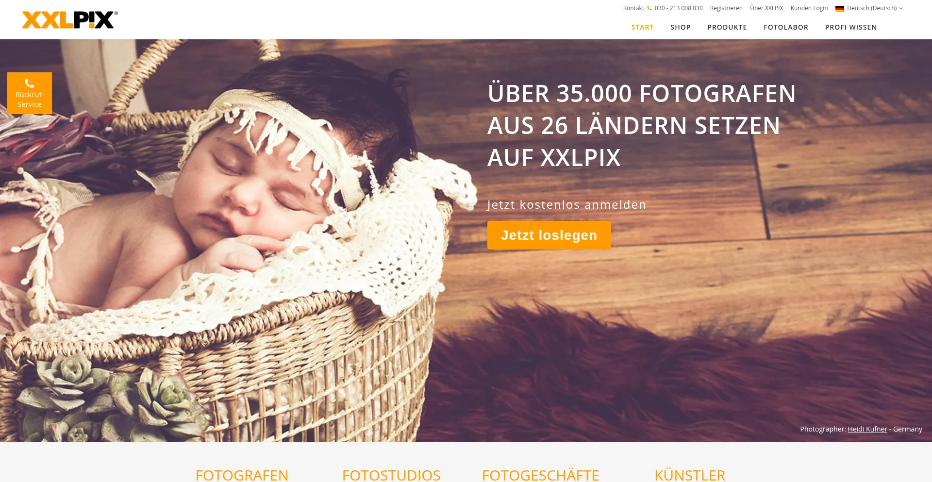 Website screenshot of Xxlpix.com
