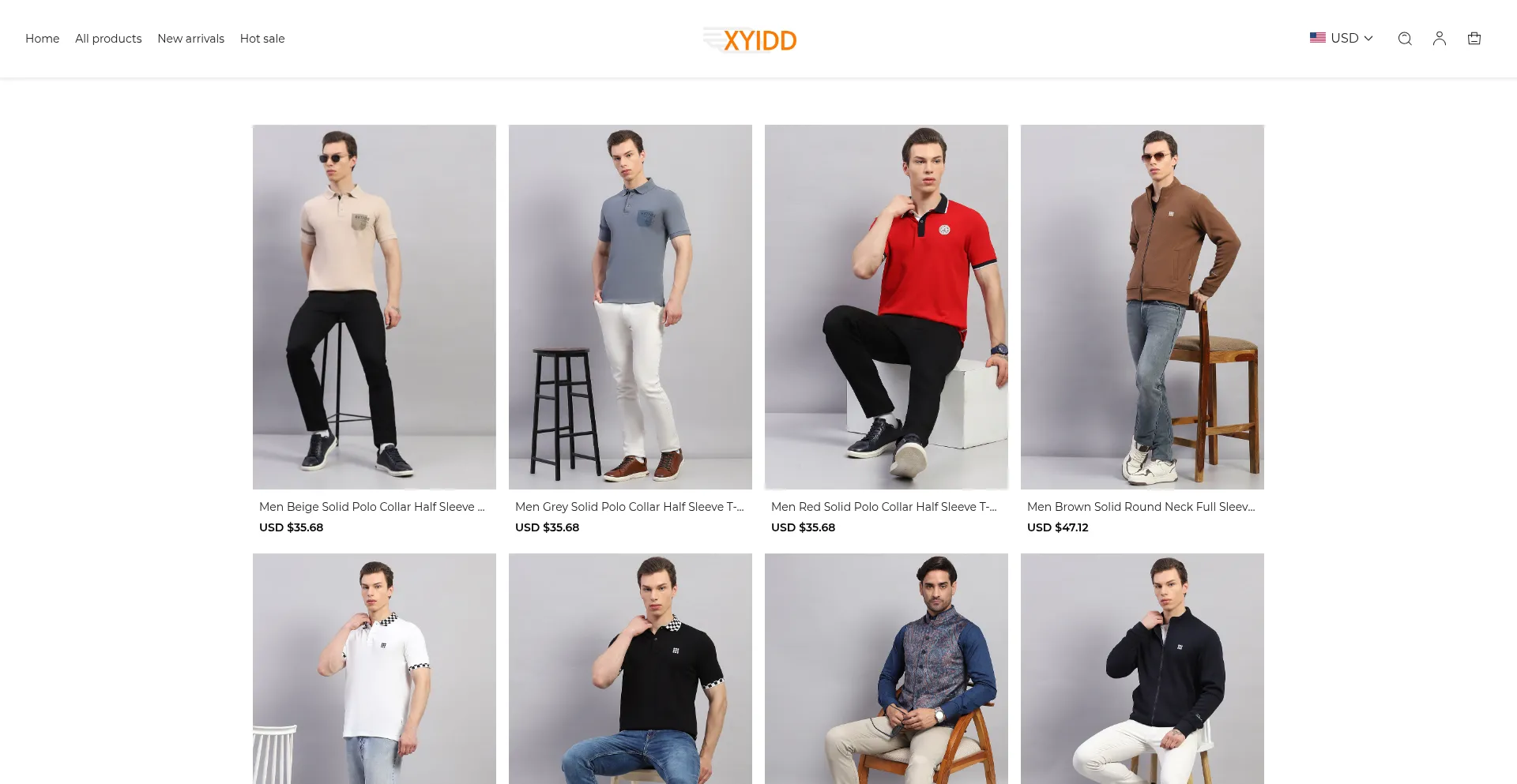 Website screenshot of Xyidd.com