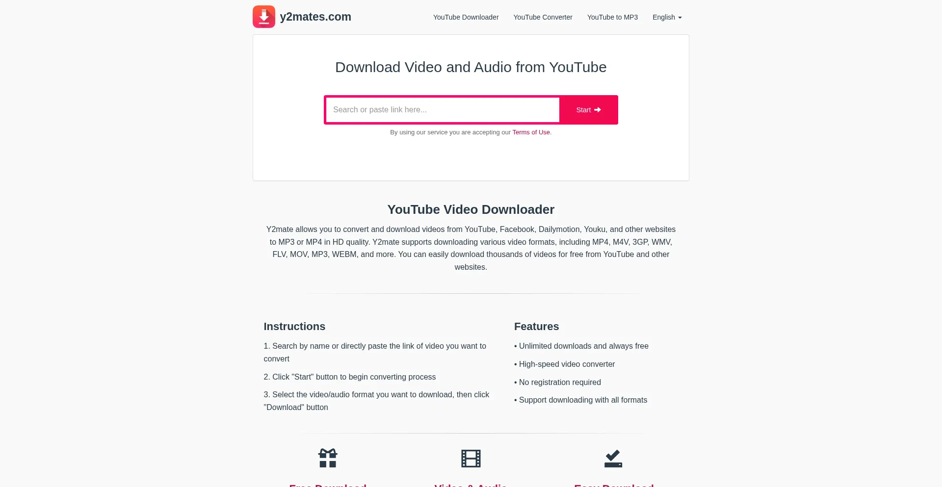 Y2mates.com Screenshot