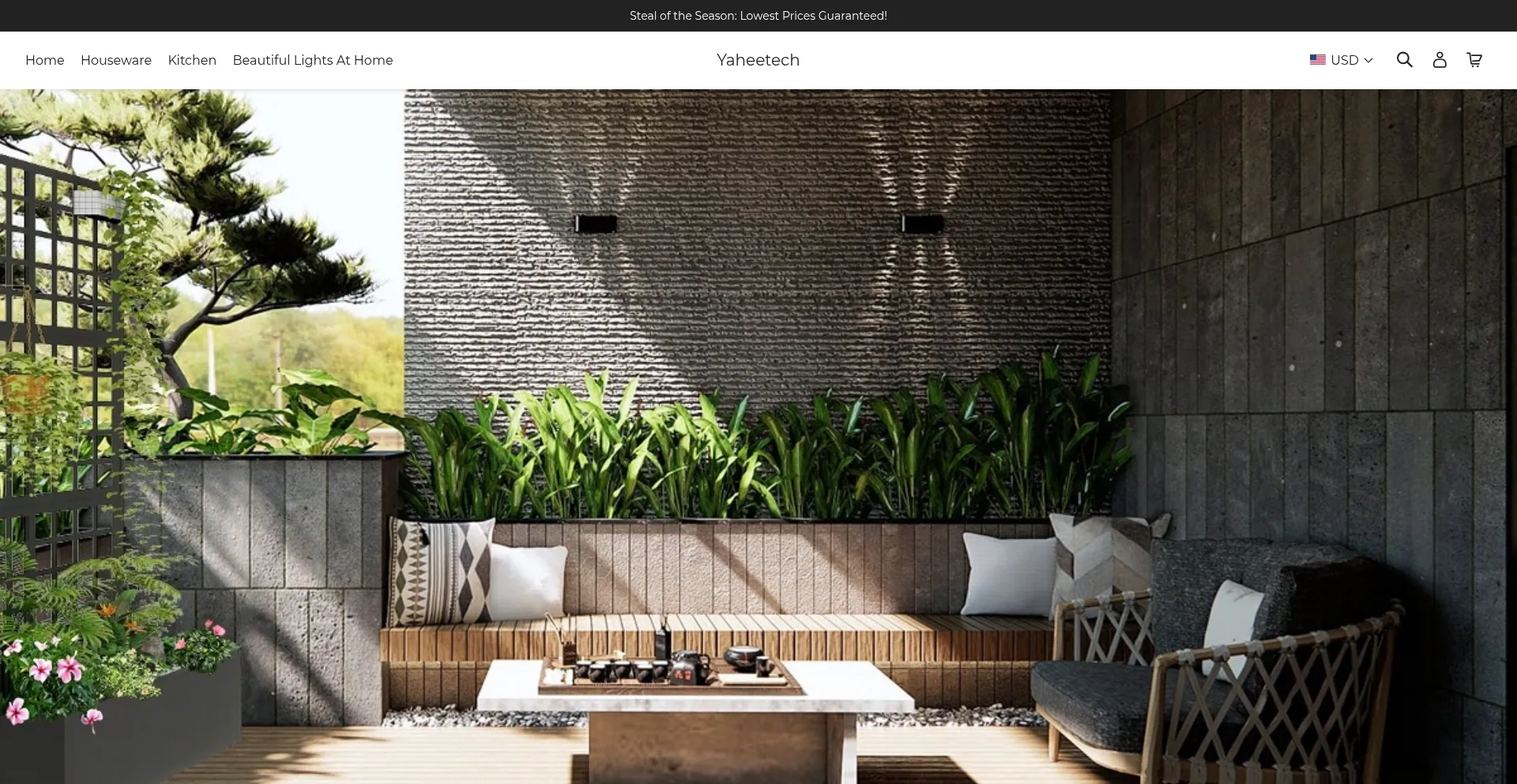 Website screenshot of Yahaetech.com