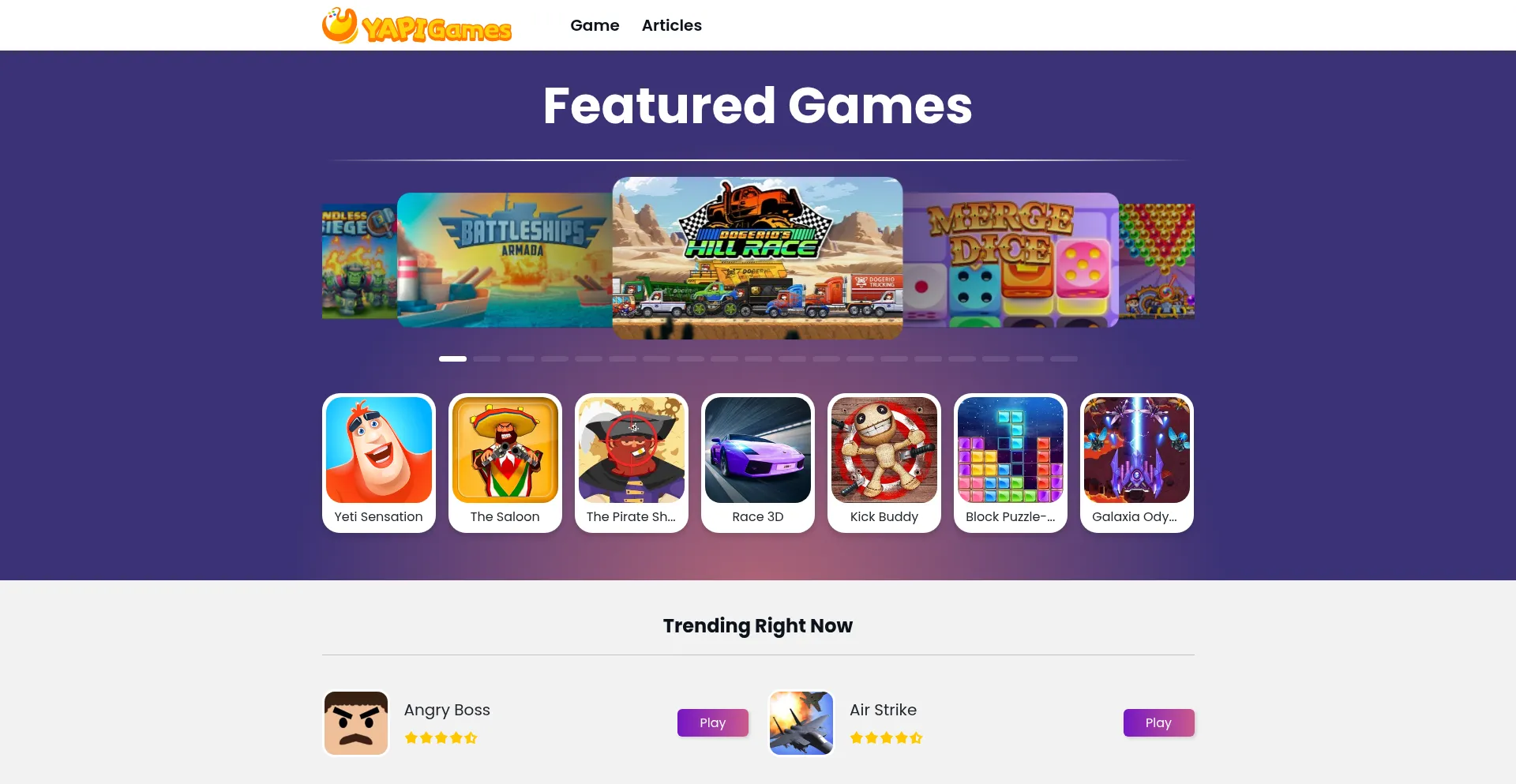 Yapigames.com Screenshot