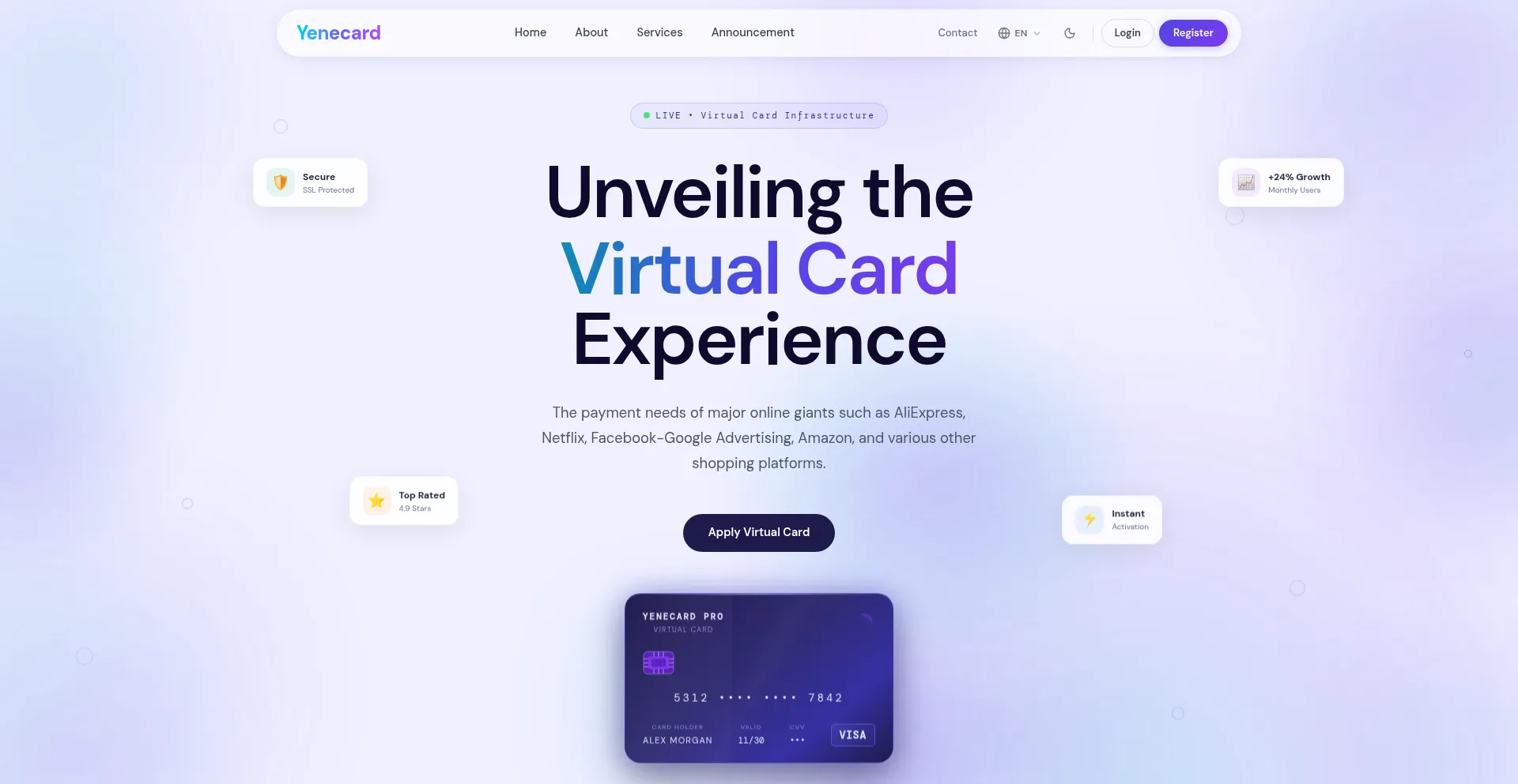 Yenecard.com