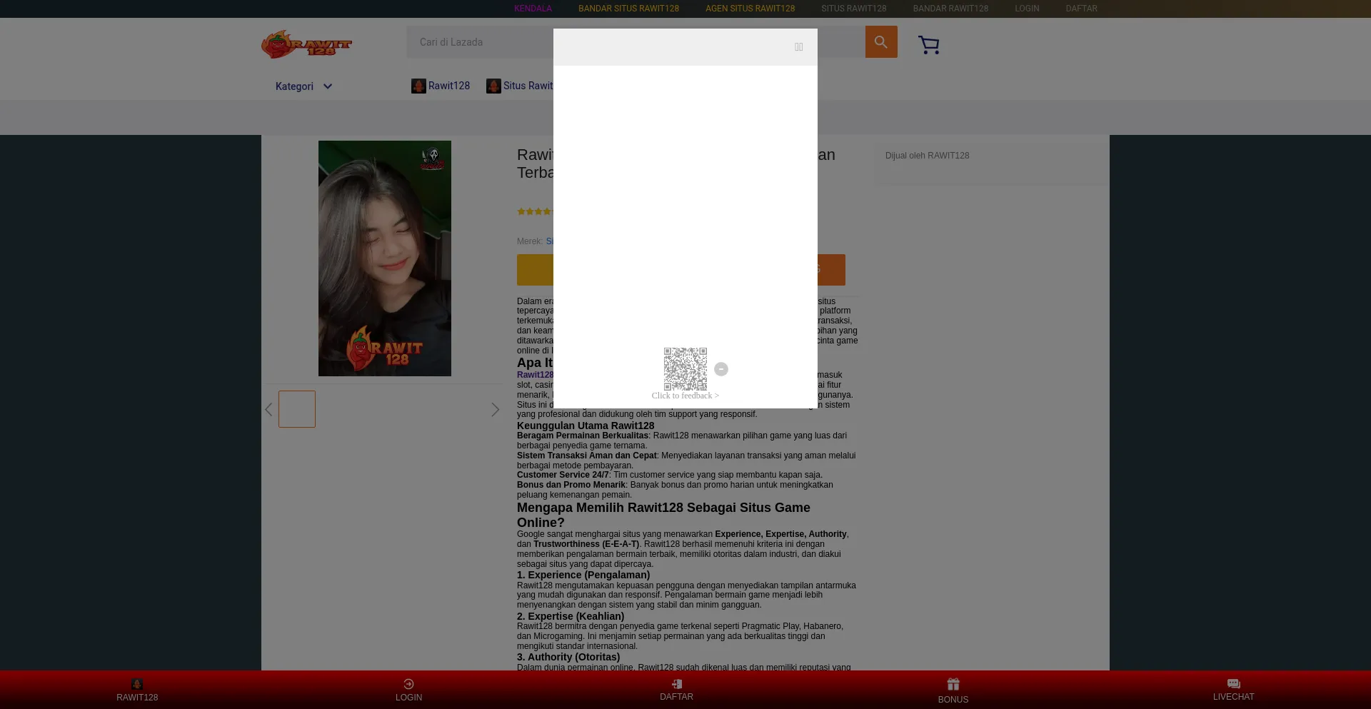 Website screenshot of Yesmovies.id