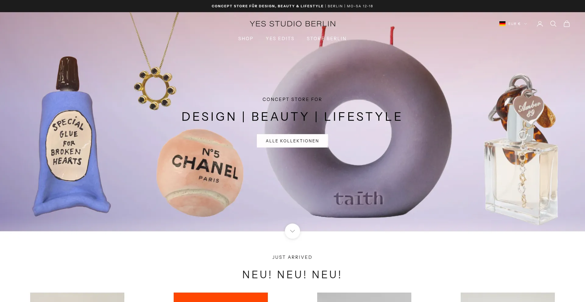 Yesstudio.berlin Screenshot