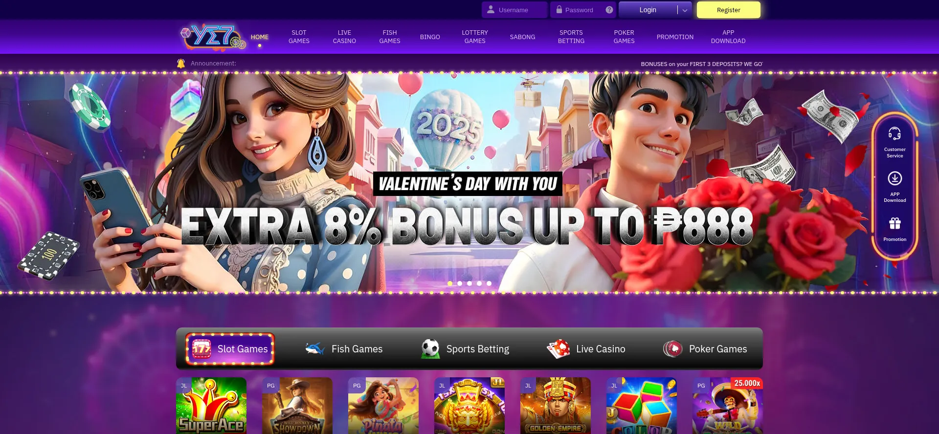 Website screenshot of Yeye7.net