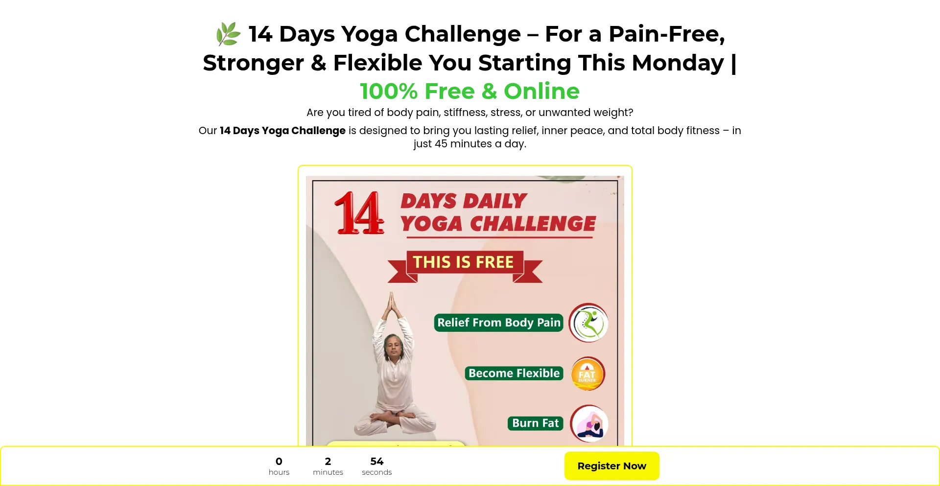 Yogachallenge.thescienceofliving.in