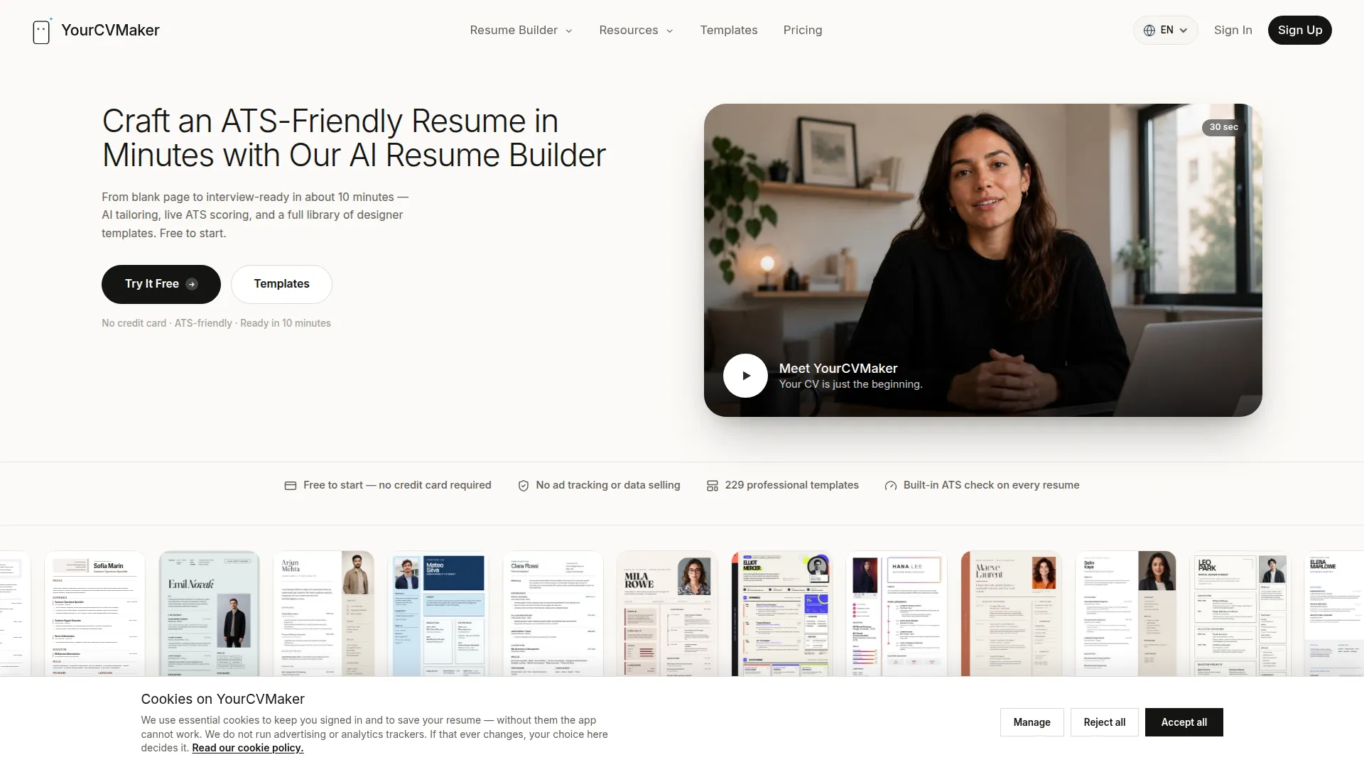 Yourcvmaker.com