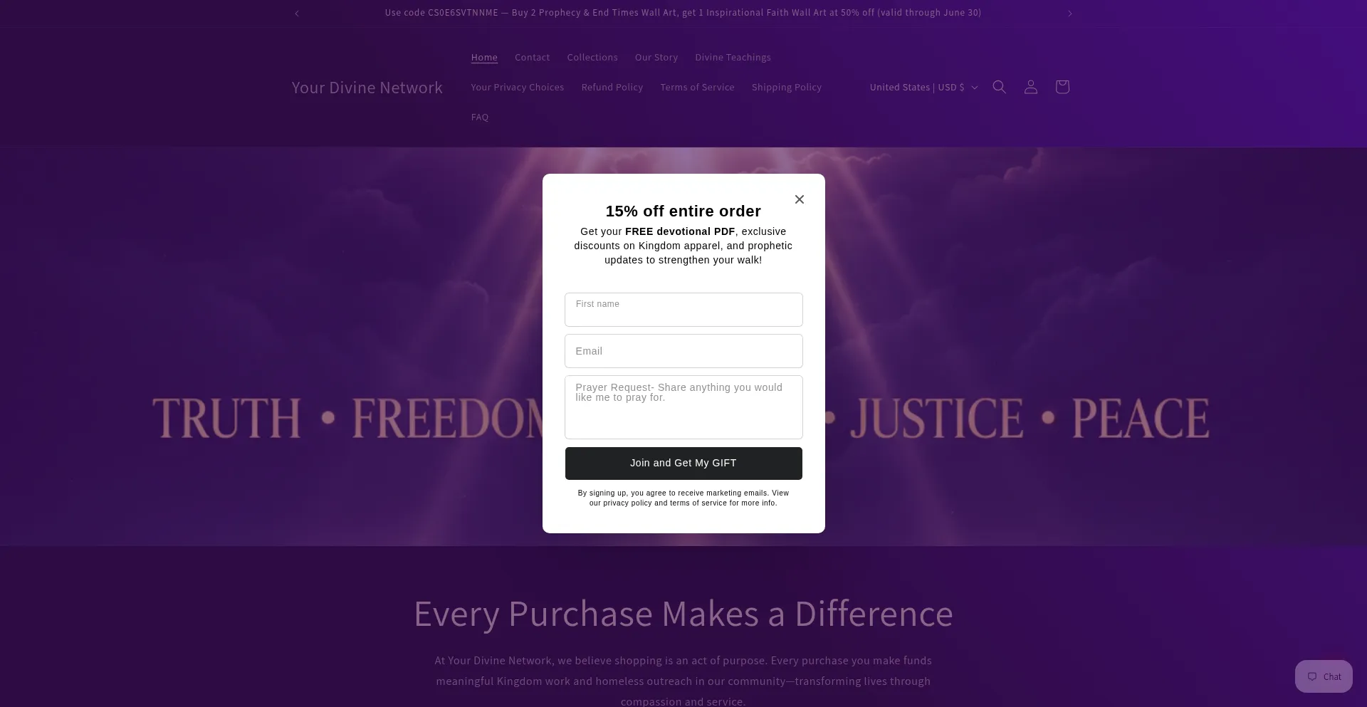 Yourdivinenetwork.com