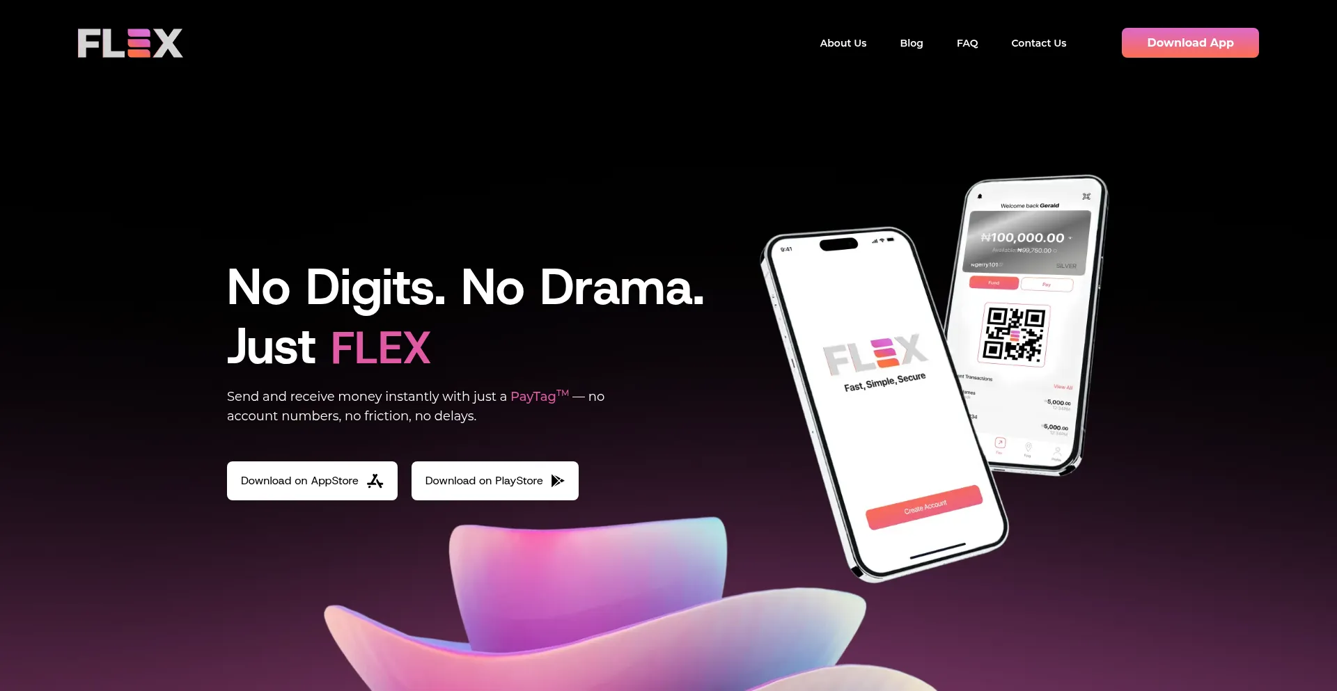 Website screenshot of Yourflexpay.com