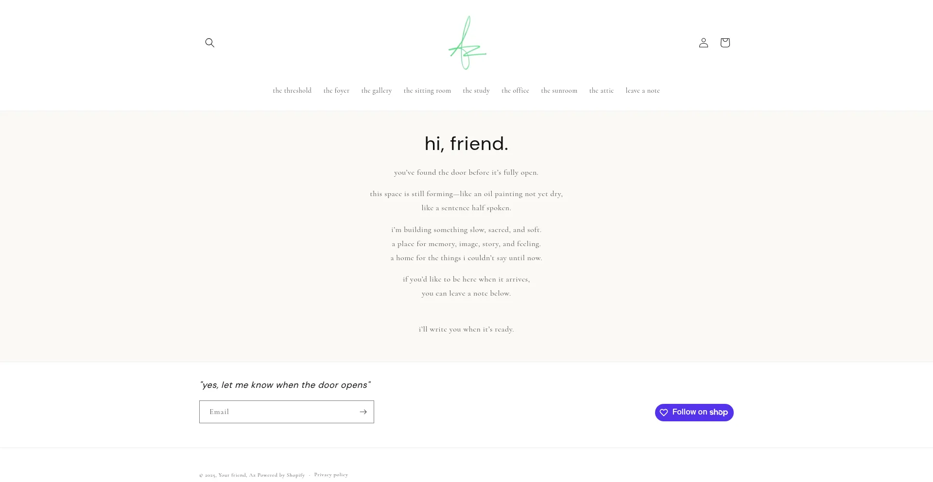 Website screenshot of Yourfriendaz.com