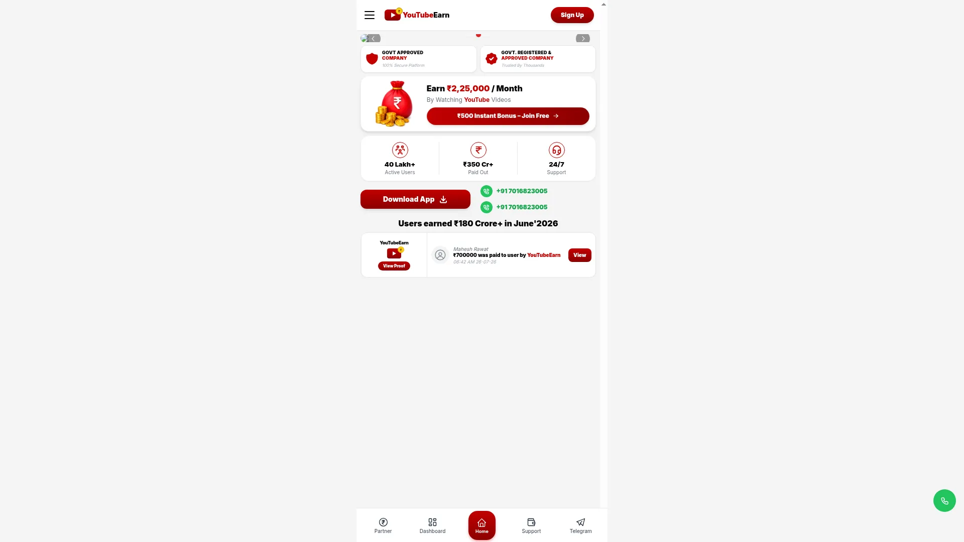 Youtubeearn.vercel.app