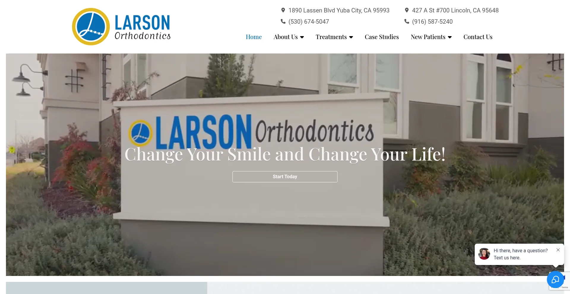 Yubacityortho.com Screenshot