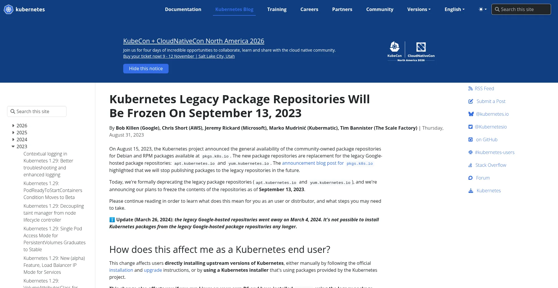 Yum.kubernetes.io