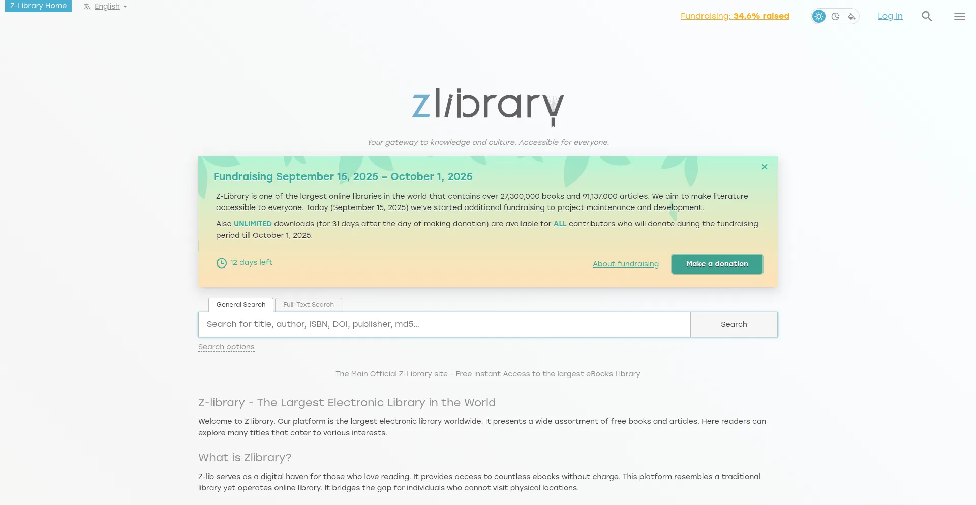 Z-lib.gl Screenshot
