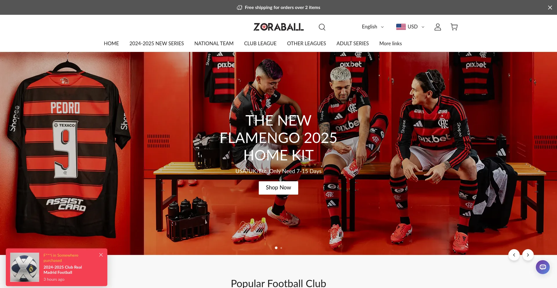 Website screenshot of Zaball.com