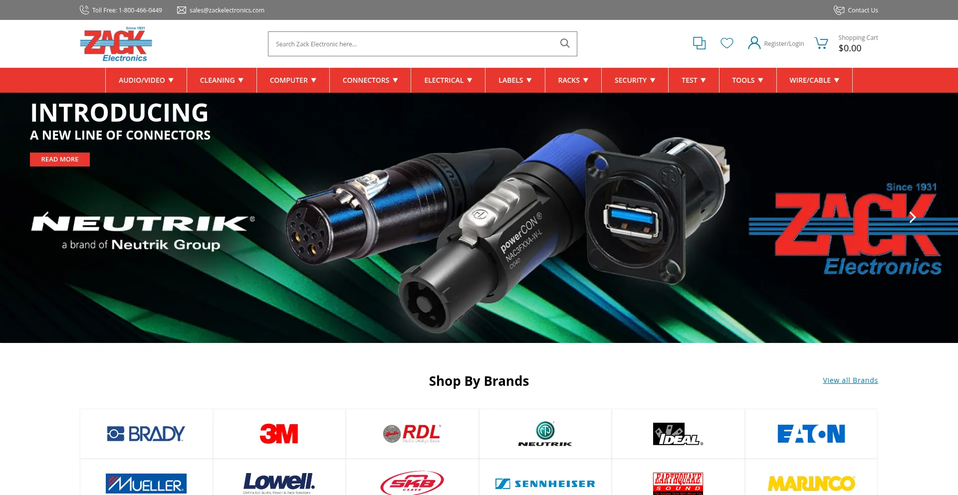 Zackelectronics.com Screenshot