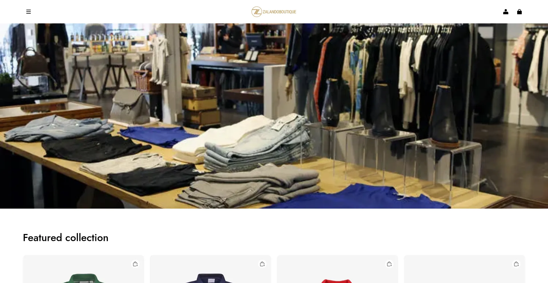 Website screenshot of Zalandoboutique.com