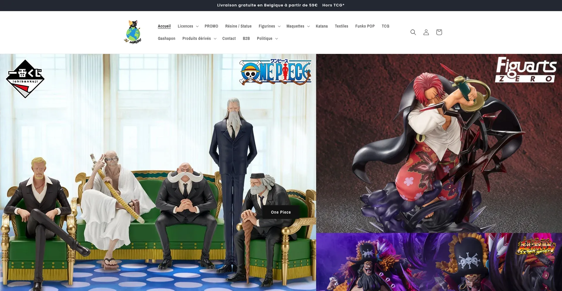 Website screenshot of Zawarudo.be