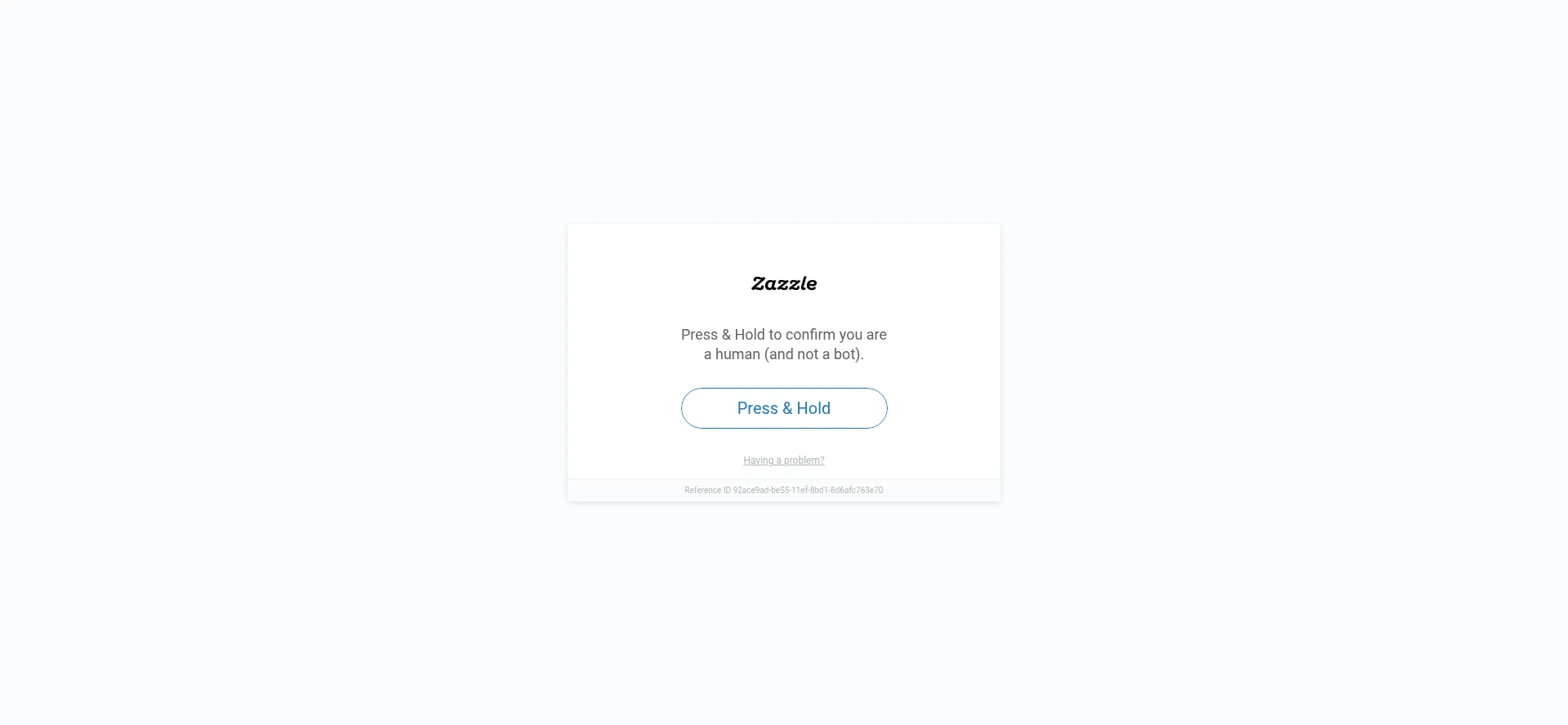 Website screenshot of Zazzle.co.uk