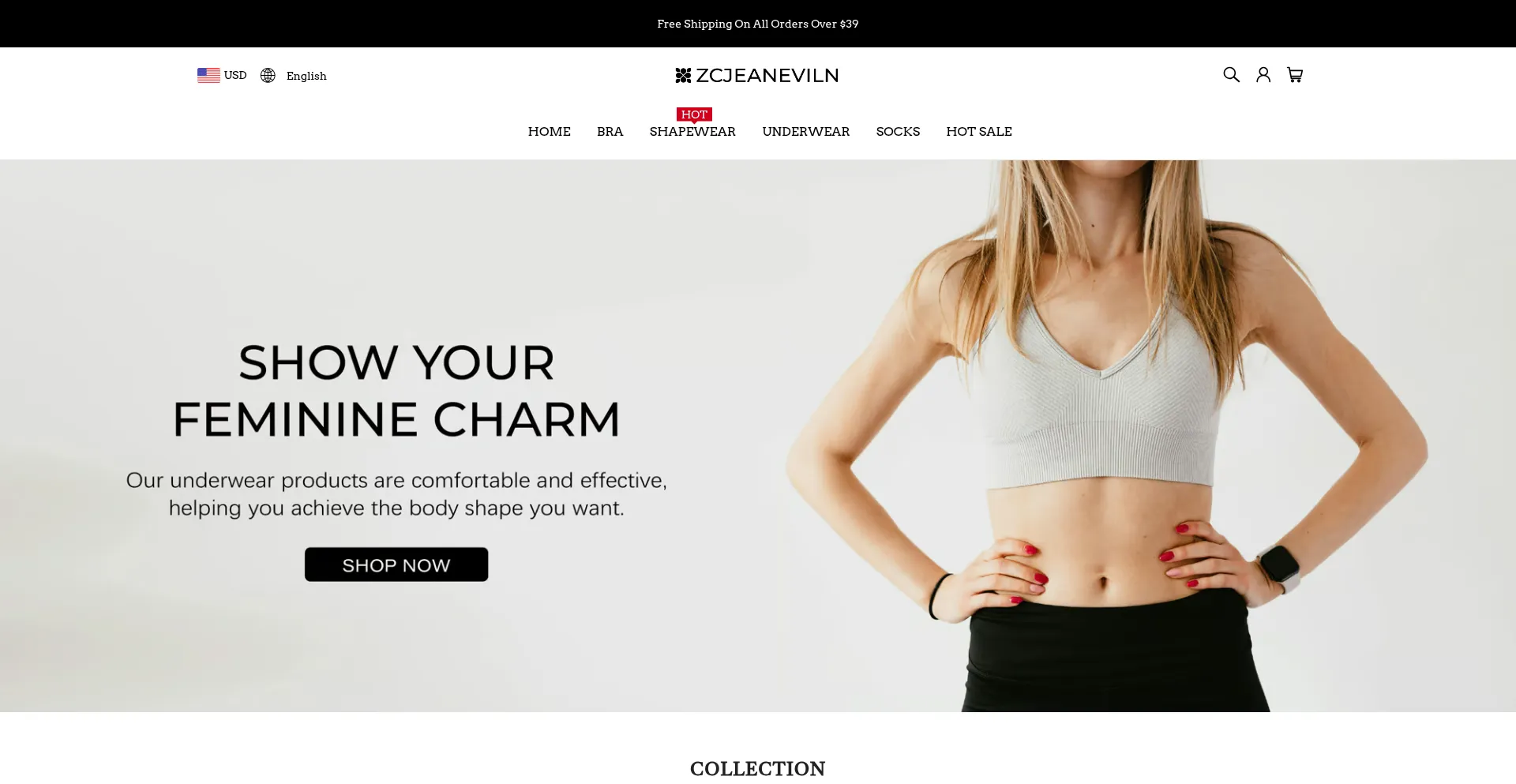 Website screenshot of Zcjeaneviln.com