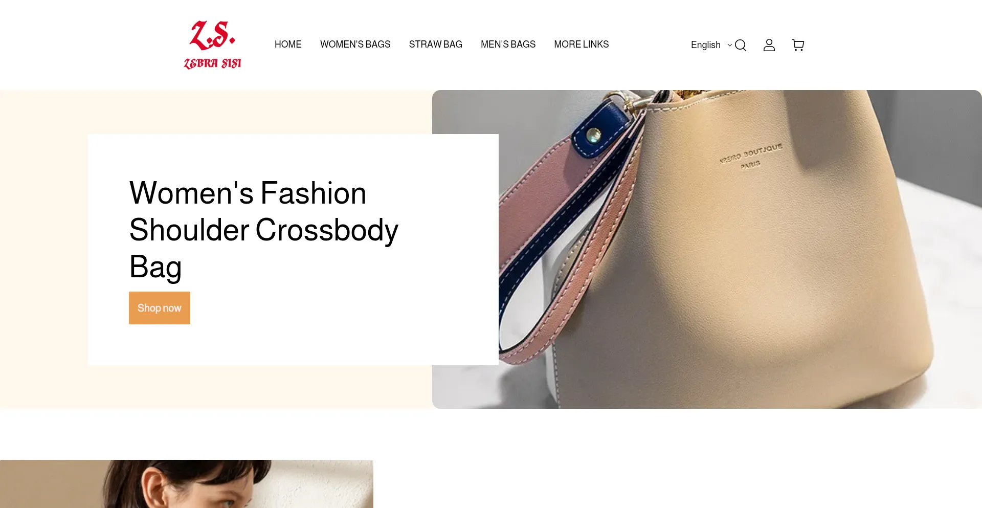 Website screenshot of Zebrasisi.com