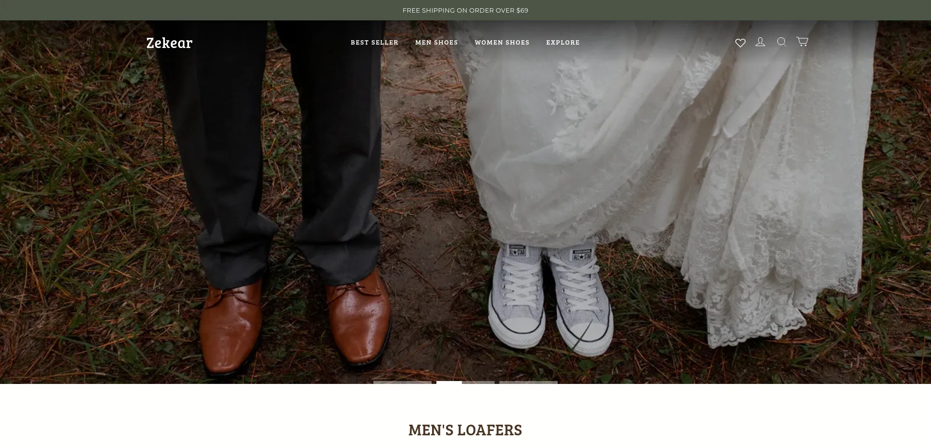 Website screenshot of Zekear.com