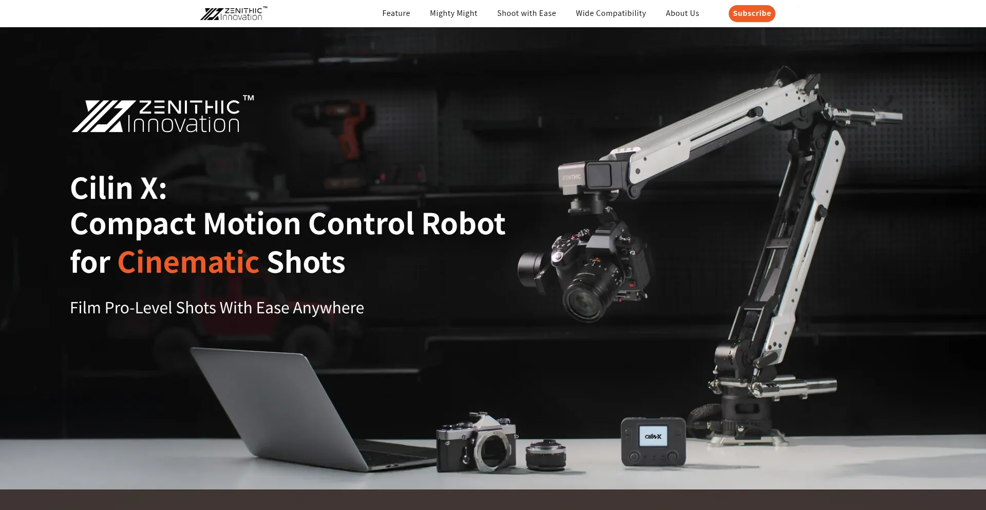 Website screenshot of Zeniinno.com