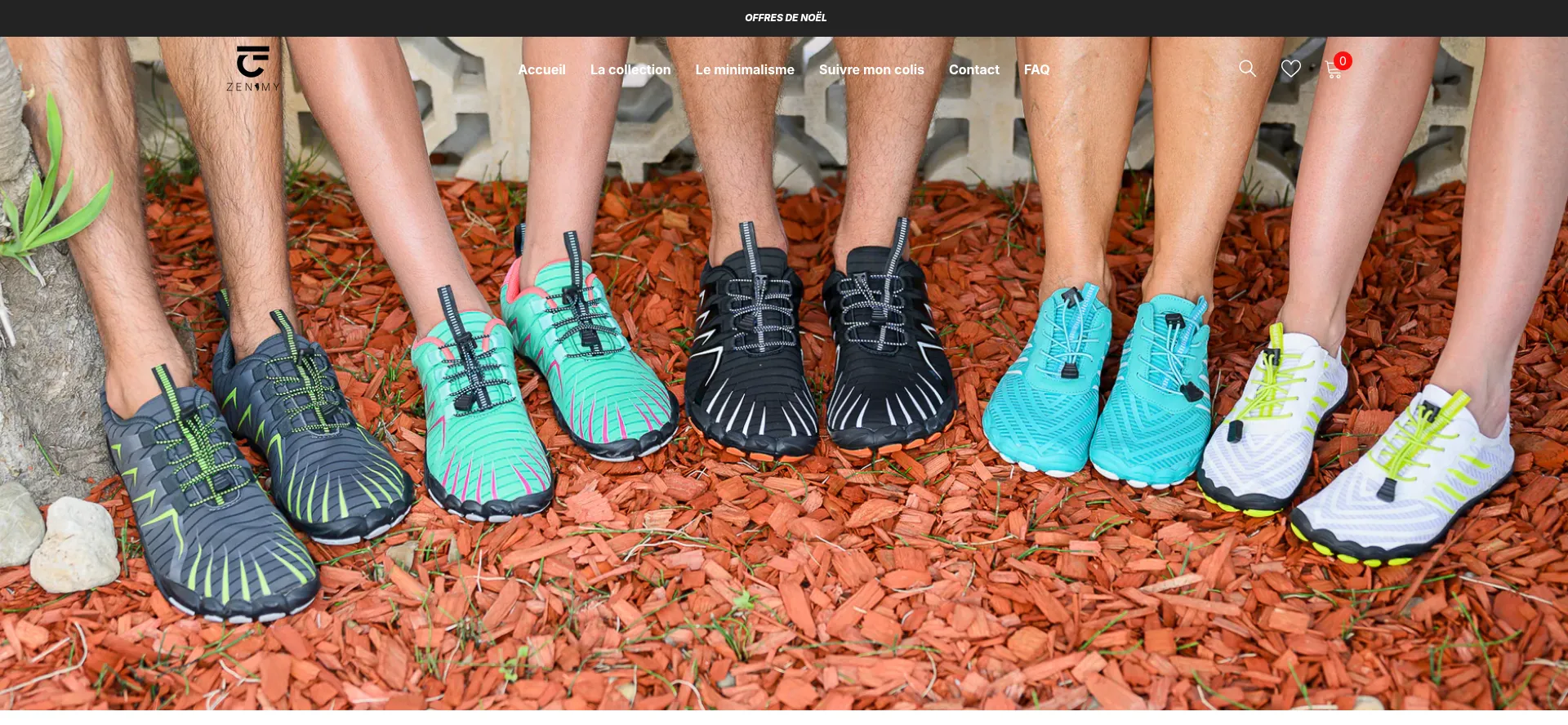 Website screenshot of Zenimy.fr