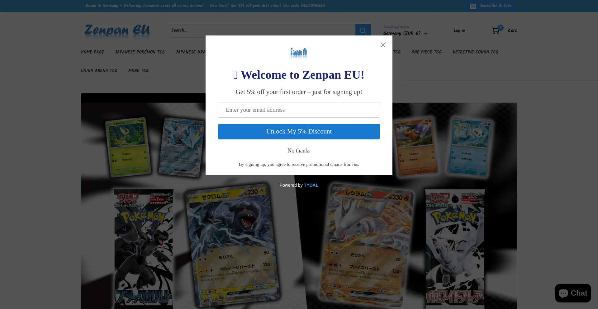 Website screenshot of Zenpan-eu.com
