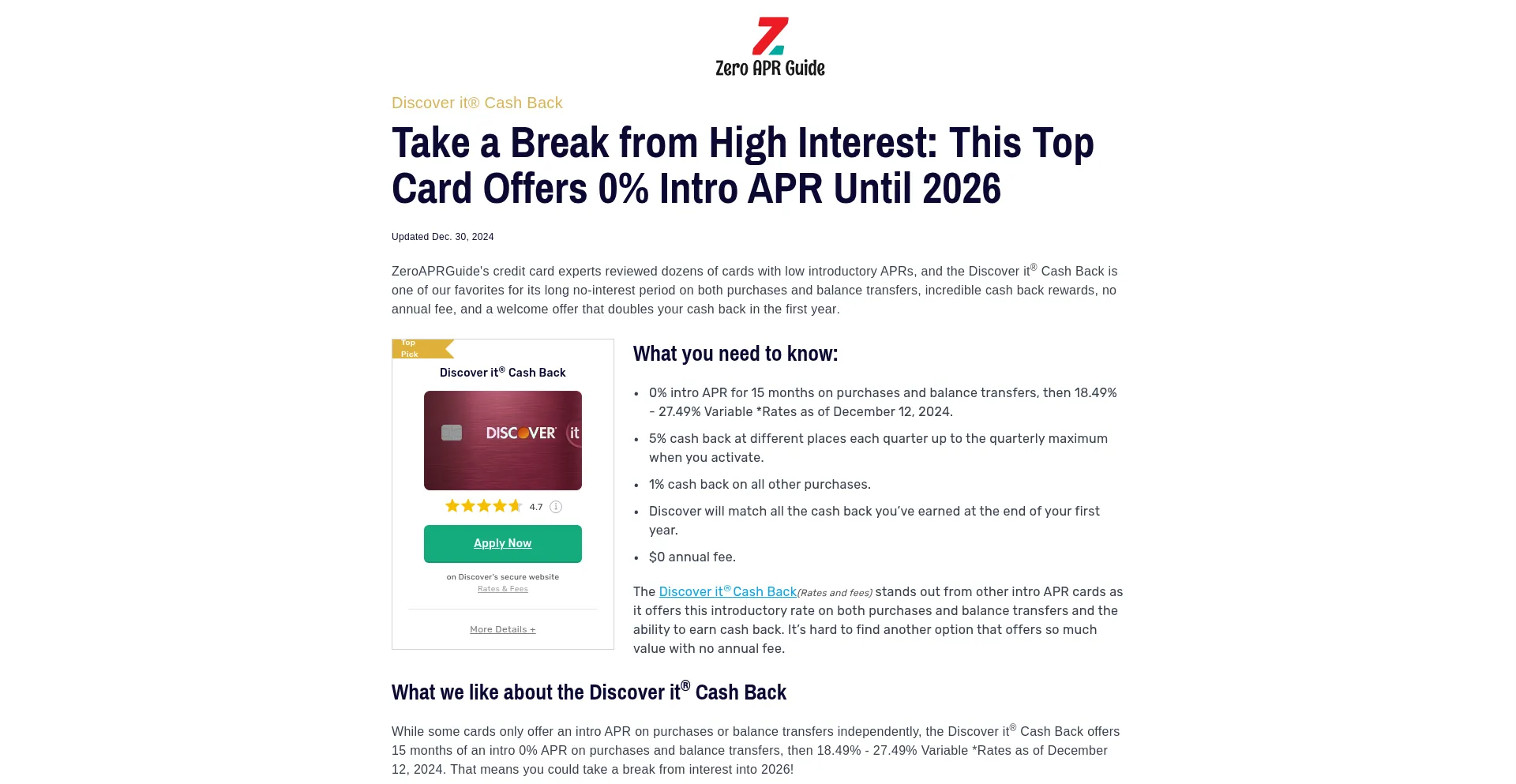 Zeroaprguide.com